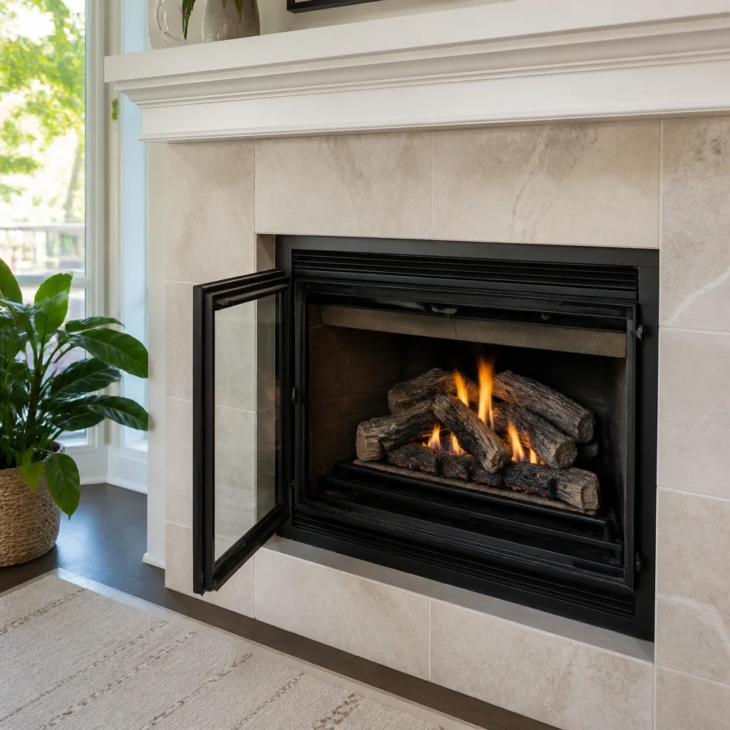 Gas fireplace service